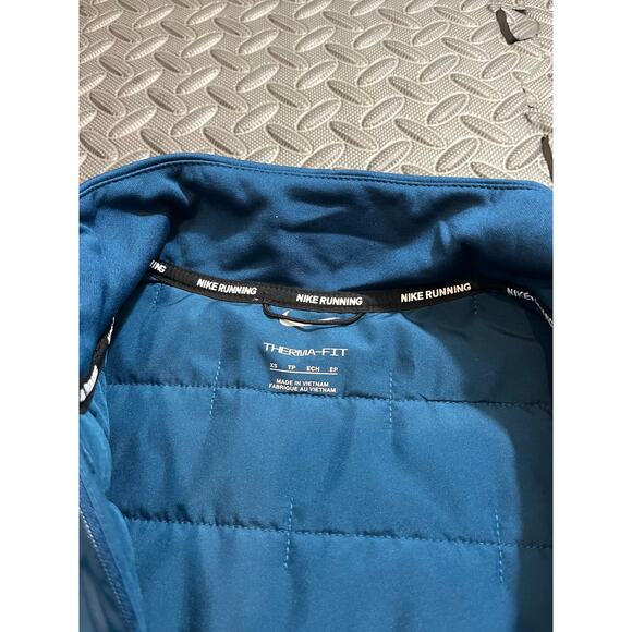 NIKE Therma-FIT Synthetic-Fill Running Puffer Vest Womens Size XS Blue Golf - Picture 3 of 9